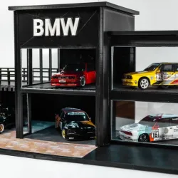 BMW Car Port Garage Carhouse Car Scale 143 Dr!ft Racer Storm Child Diorama