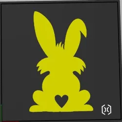 Bunny with heart