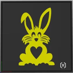 Bunny with heart
