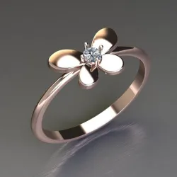 Butterfly Women Ring STL 2.5$