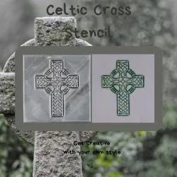 Celtic Cross Stencil