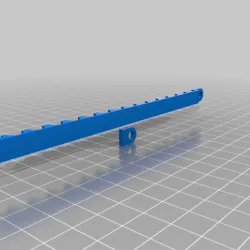 Chainable Ethernet Cable Holder with cap (Wall-Mountable)