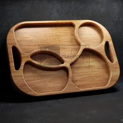 Circles Tray - CNC Files for Wood (svg, dxf, eps, ai, pdf)
