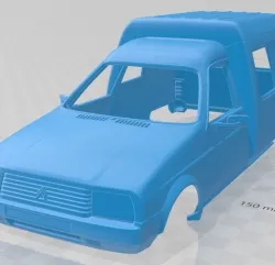 Citroen C15 1984 Printable Body Car