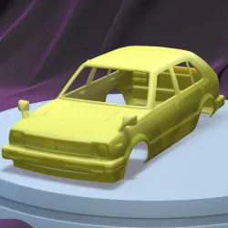 Civic 1979  (1/24) Printable Car Body