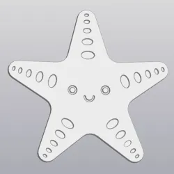Cup coaster Starfish