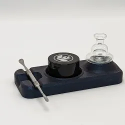 Dab stand with tool holder jar and carb cap