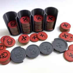 Dark Venture: Battle of the Ancients - ACTION DICE TOKEN ORGANIZER