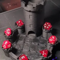 dice tower tray by L.E.D.C