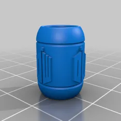 Doctor Who Spherocylinder  Beard Bead