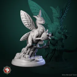 Dragon with strawberry pre-supported