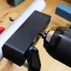 Drill guide for pipes and corners