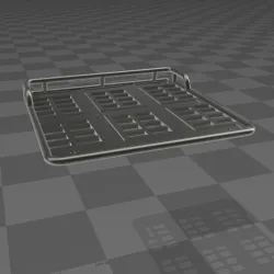 Dual cab roof rack 1/10