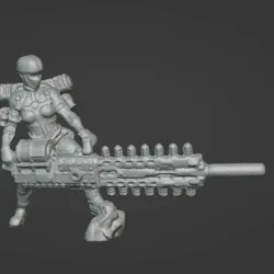 Dust 1947 - IJN - Kachiko Shadow Hunter Proxy (Supported)