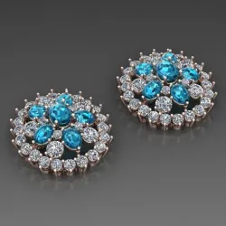 Earring STL CAD File 2$