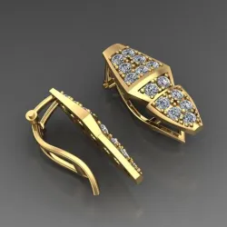 Earring STL CAD File 2$