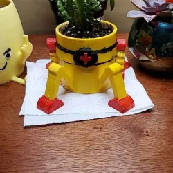 Easy to print Robot Planter
