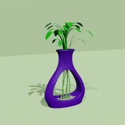 Empty Vases 01 - Modern Plant Vase - STL Printable