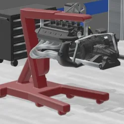 ENGINE CRANE 1:64. CRANE ONLY
