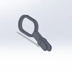Fire extinguisher safety pin