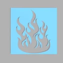 Flame Stencil Kit 190x190