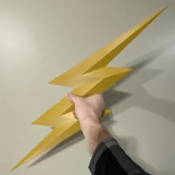 Flash Bolt Emblem - Super Sized