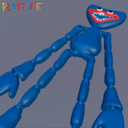 FLEXY HUGGY WUGGY - POPPY PLAYTIME - Flexi Figure - Print in Place
