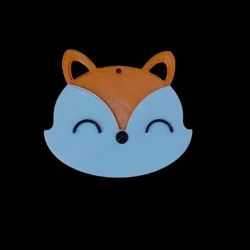 fox keychain