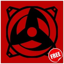 FREE! - SHARINGAN EYE | NARUTO - FAN COVER 120 MM