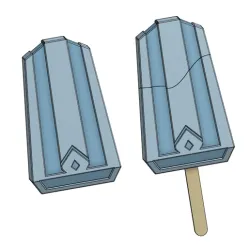 Genshin Impact Inspired Chongyun Popsicle