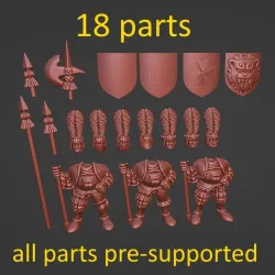 (Holy Roman) Empire Halberdiers, Spearmen and Pikemen