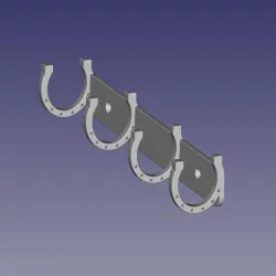 Hook row horseshoe