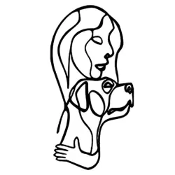 Human and Dog