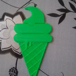 Ice cream key ring
