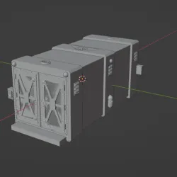 Industrial sci fi container