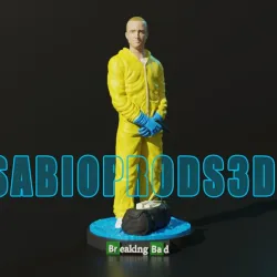 JESSE PINKMAN_BREAKING BAD 3DMODEL SABIOPRODS 3D PRINT MODEL