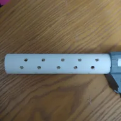 K2 blaster fluted barrel extension and slide on target reticle