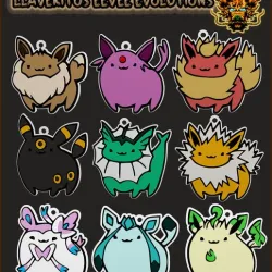 Keychain Eevee Evolutions - Keychain Eevee Evolutions! POKEMON