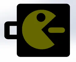 Keychain Pac Man