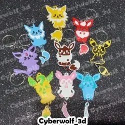 keychains / keychain , EEVEE EVOLUTIONS.