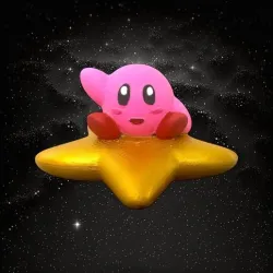 Kirby Figure - Kirby Riding Star