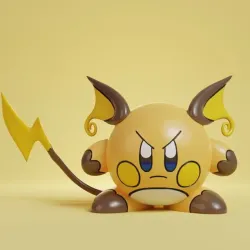 Kirby Raichu Pokemon