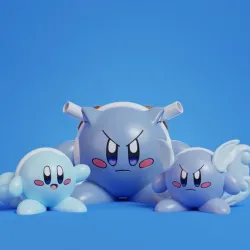 Kirby Squirtle Wartortle Blastoise Pokemon