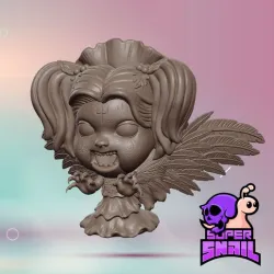Krampus Angel of Death Chibi