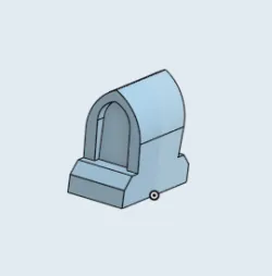 Lasgun and Autogun Gothic Arch sight and scope