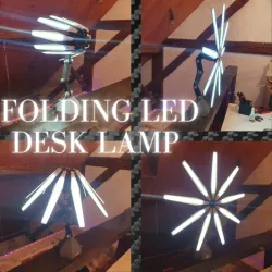 Led desk lamp - Futuristic Folding Design