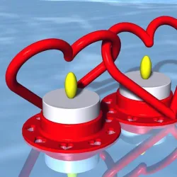 LED Tealight Holder Hearts
