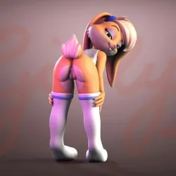 Lola bunny showing NSFW