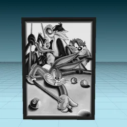 Looney Tunes -  tile and night light cover