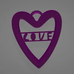 Love necklace ( easy print)